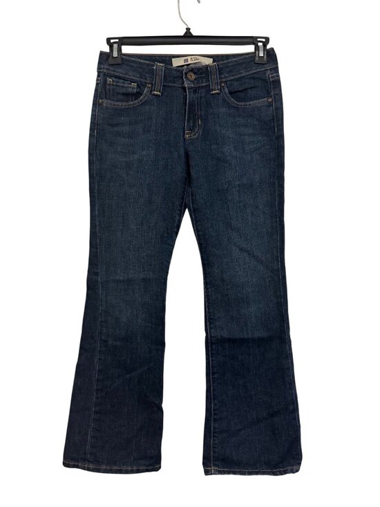 GAP Denim - Gap Curvy Flare Dark Wash Denim Jeans Size 2 Ankle Mid Rise Bootcut Women’s